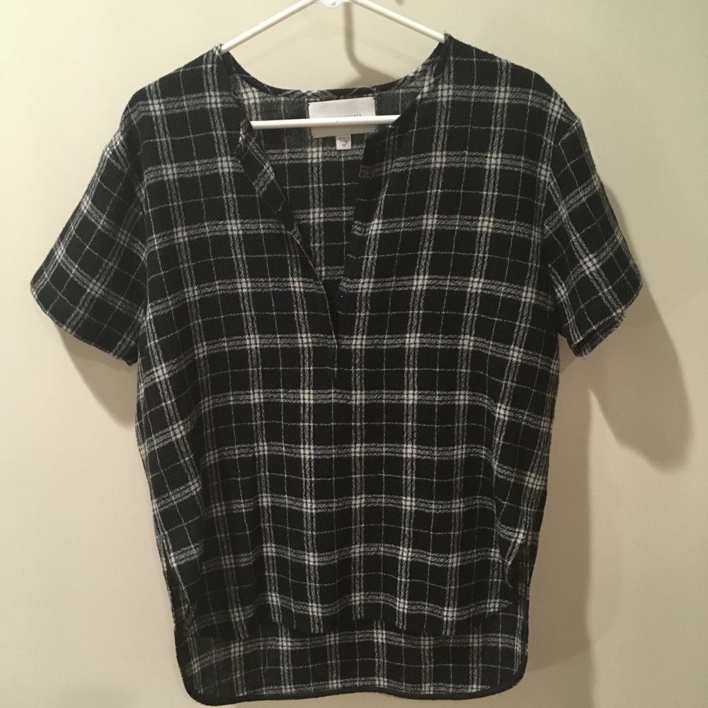 Brochu Walker plaid top